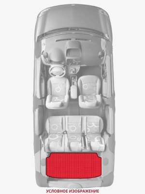 ЭВА коврики «Queen Lux» багажник для ГАЗ Валдай